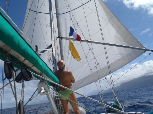 Vorbereitungen zum Landfall in Hiva Oa16