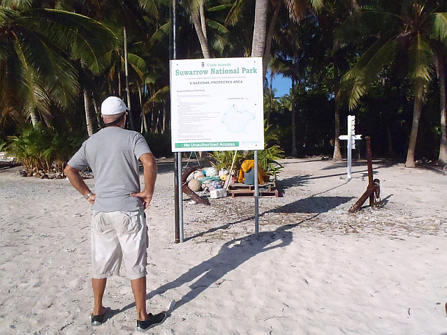 auf Anchorage Island bei den Rangern